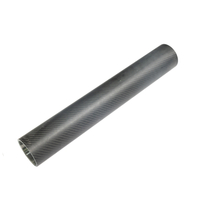 Tube rond en fibre de carbone Tube rond en carbone Tube en fibre de carbone Tailles personnalisées