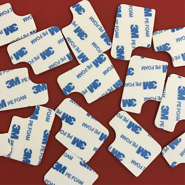 Matériau d'étiquette auto-adhésif polyvalent, découpé avec des matrices de points, en Polyester argenté mat, 3M 7883 7214SA 7215SA 7218SA