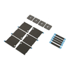 Fondeurs de feuille de feuille de graphite thermique flexible pour la conductivité thermique en papier graphite synthétique de batterie