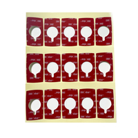 Découpé 3M 7381 7866 Support Logo personnalisé Indication inviolable étiquettes auto-adhésives joints matériaux d'étiquette 